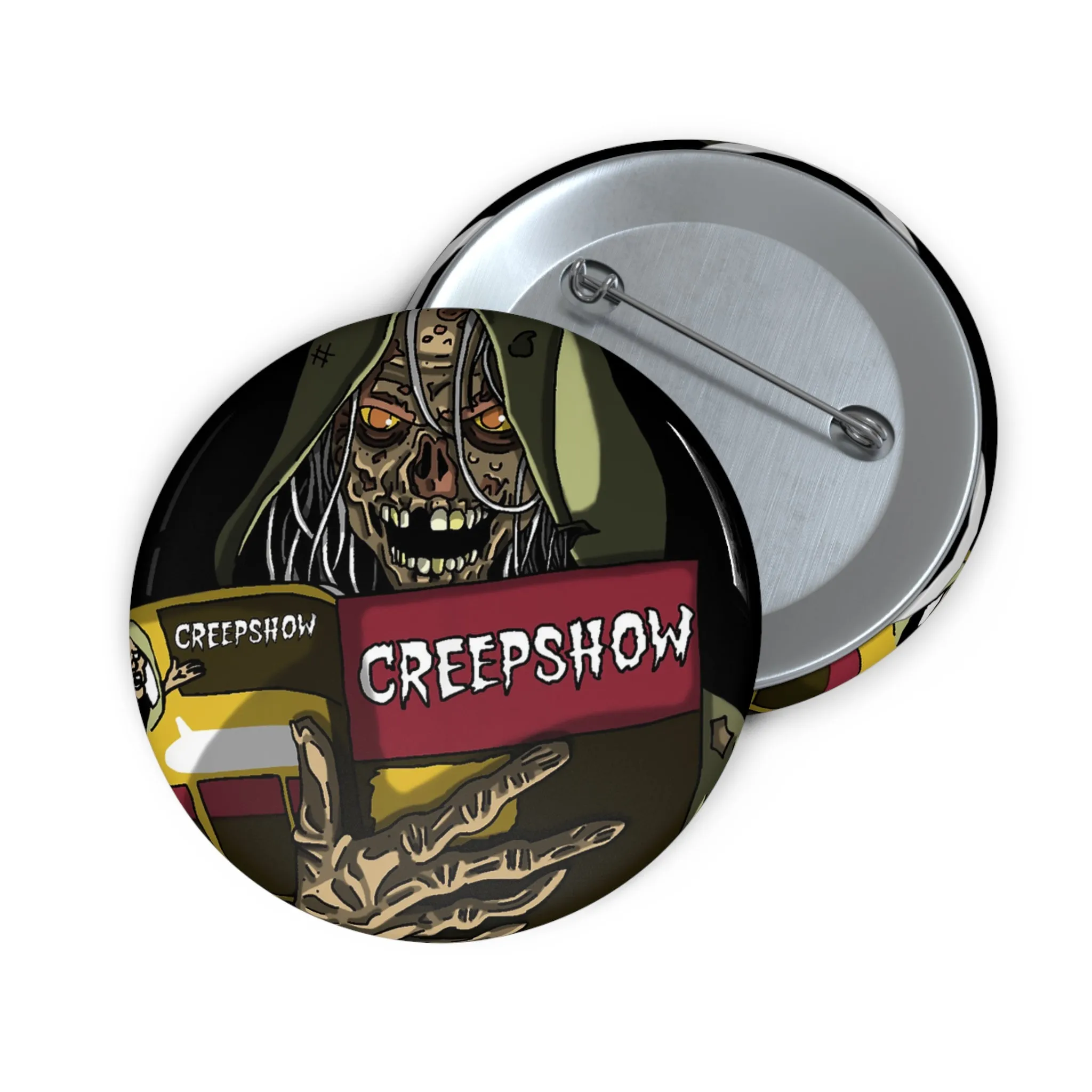 Captain AFAB - Creepshow Fan Art Pin Button