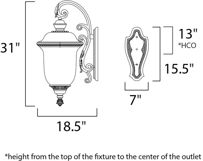 Carriage House VX Outdoor Wall Mount