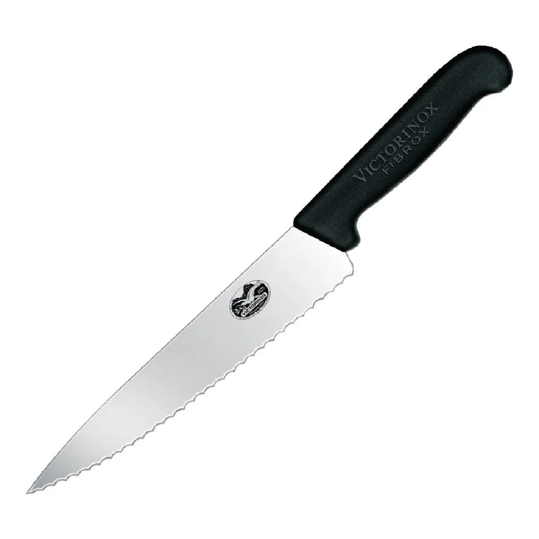 CC266 Victorinox Fibrox Serrated Carving Knife 22cm