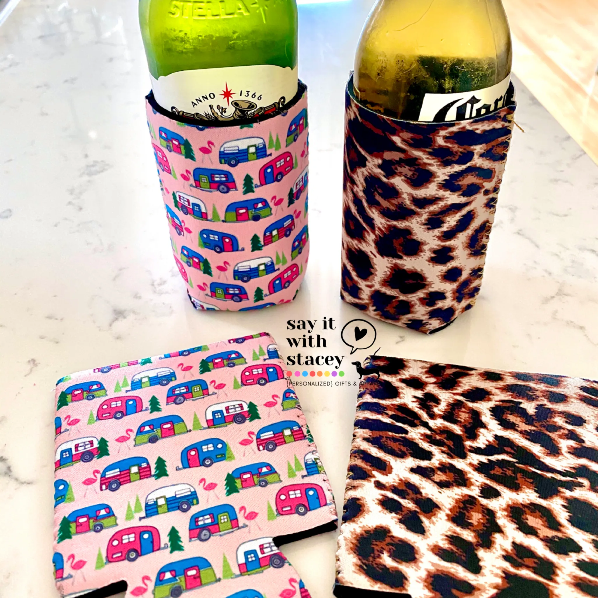 Cheetah Koozie