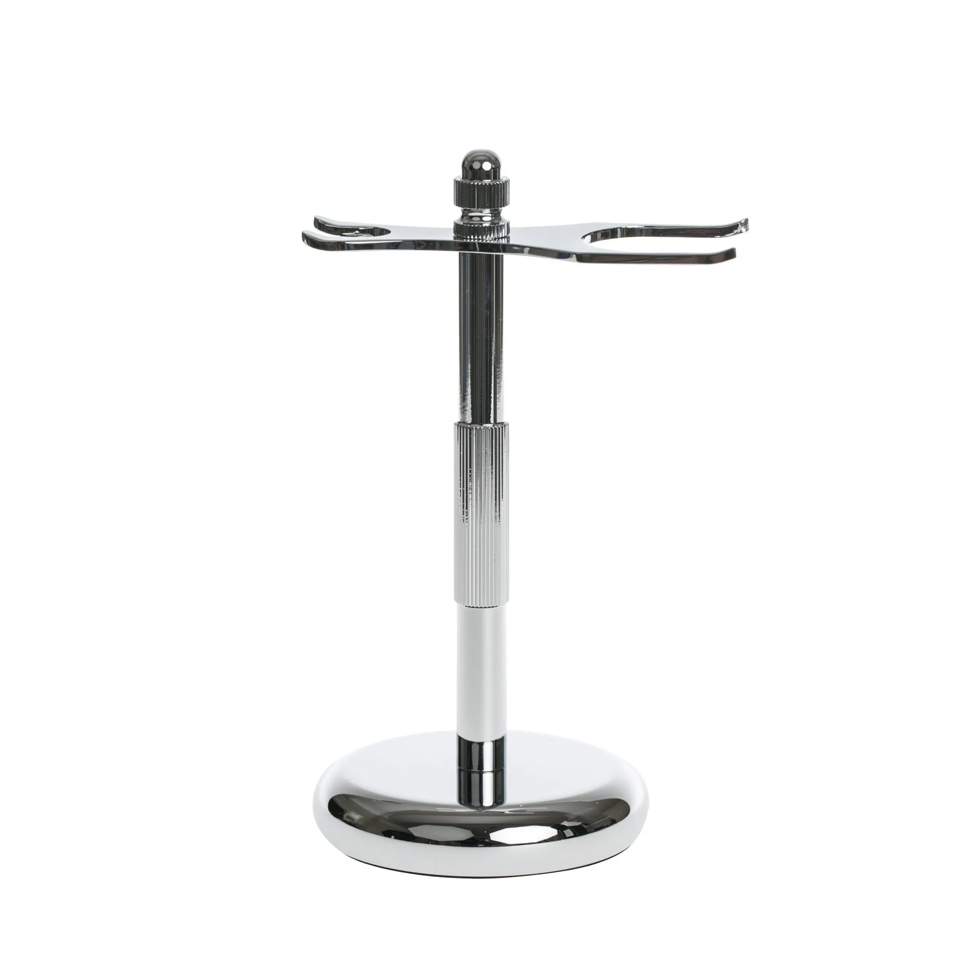 Chrome Stand for Safety Razor & Shaving Brush