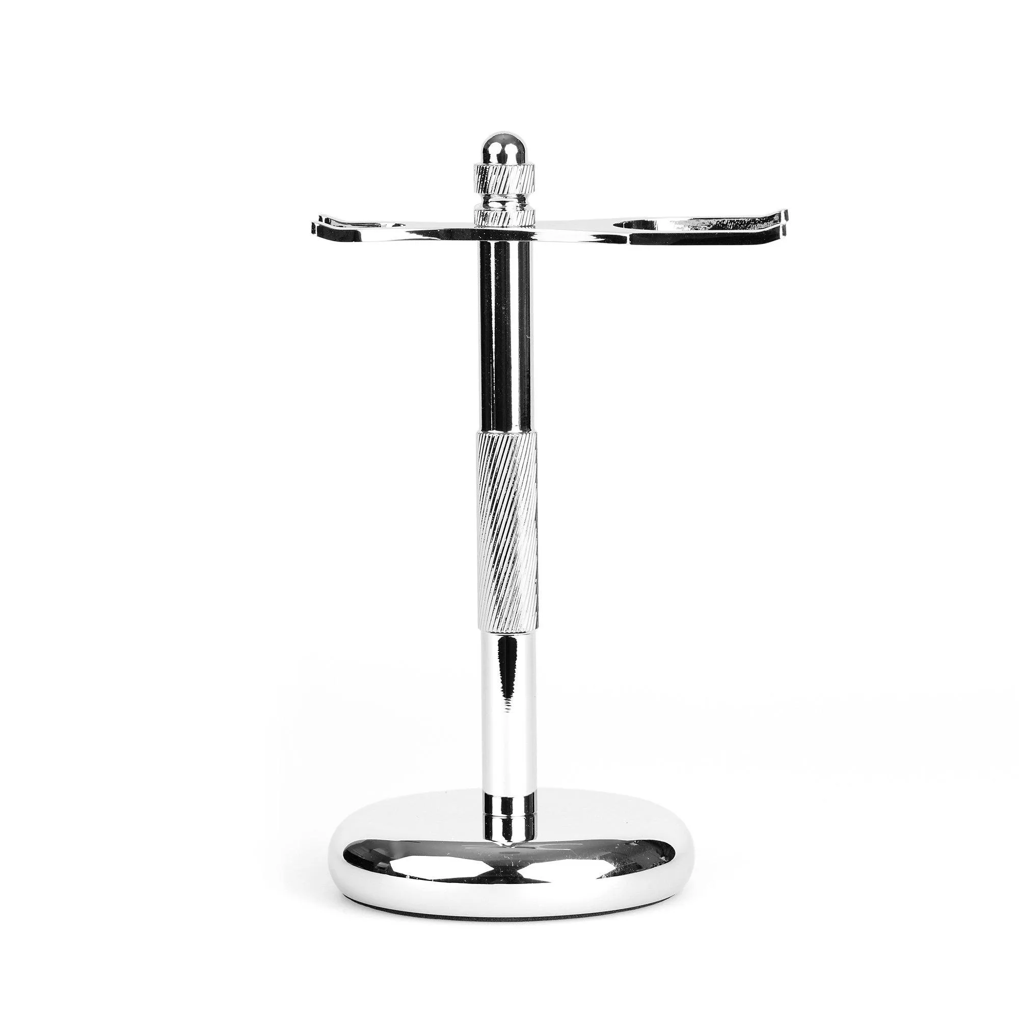 Chrome Stand for Safety Razor & Shaving Brush