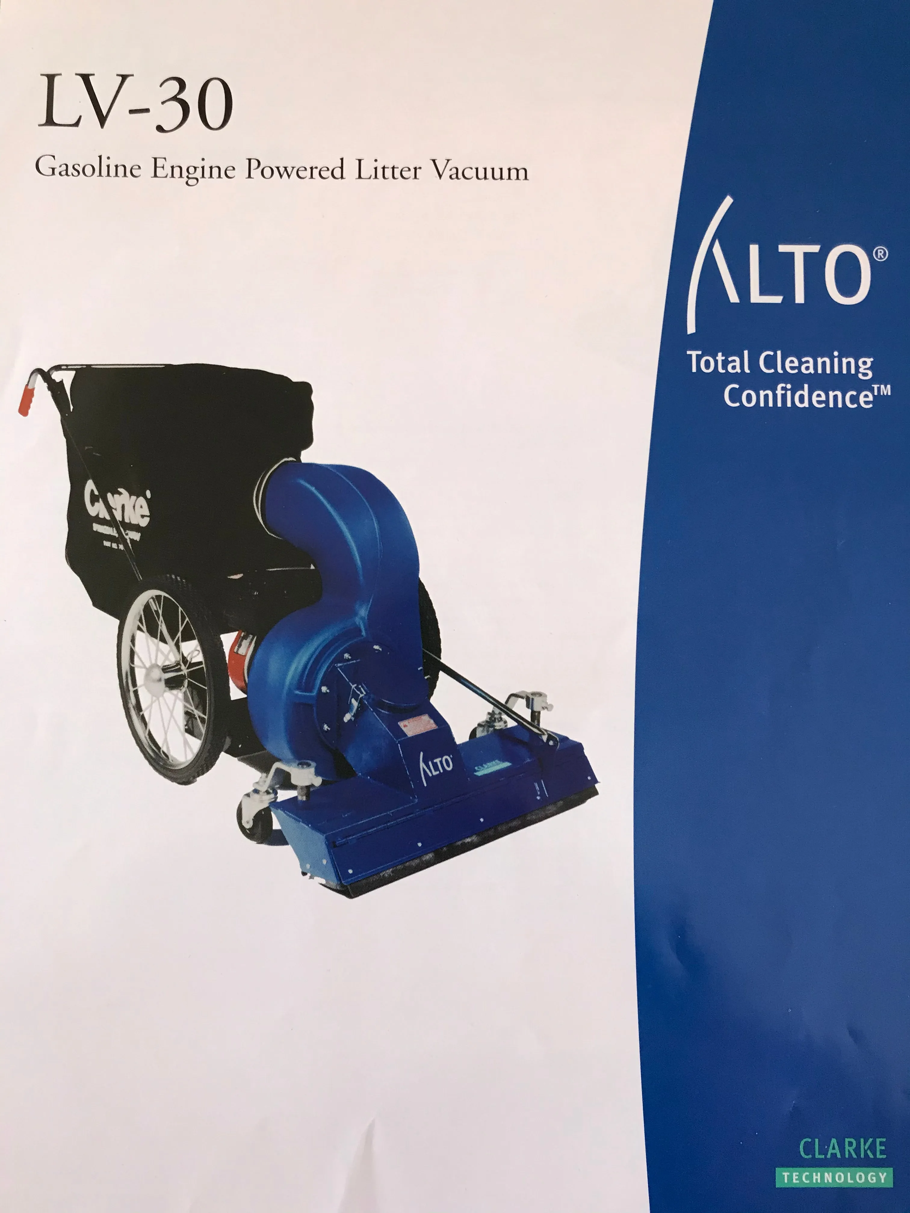 Clarke ALTO LV30 Litter Vac Large Outside Area Vacuum Cleaner Unvailable In Australia