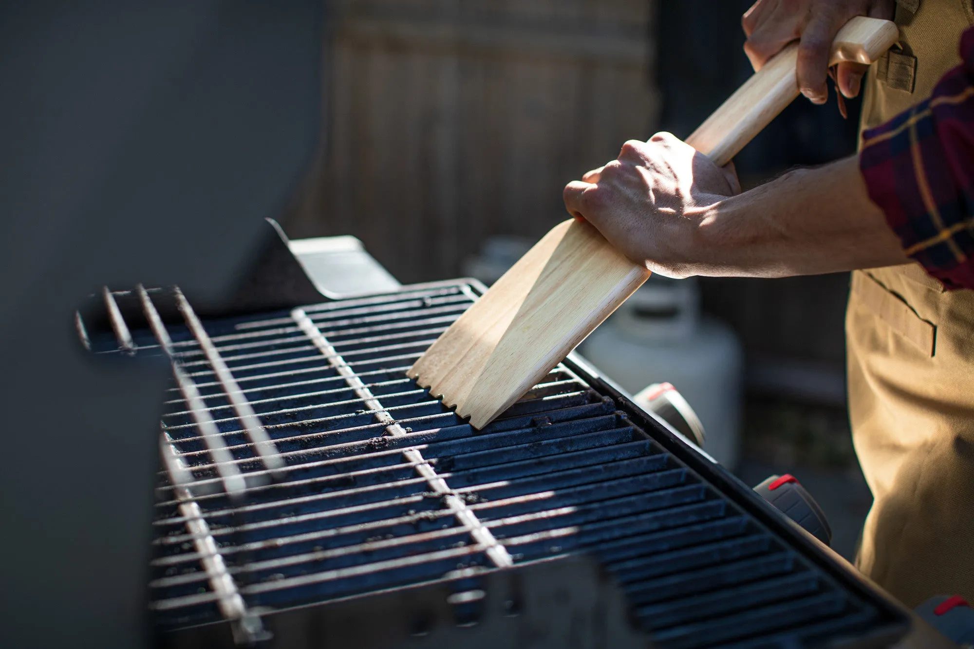 Cleveland Guardians - Hardwood BBQ Grill Scraper with Bottle Opener