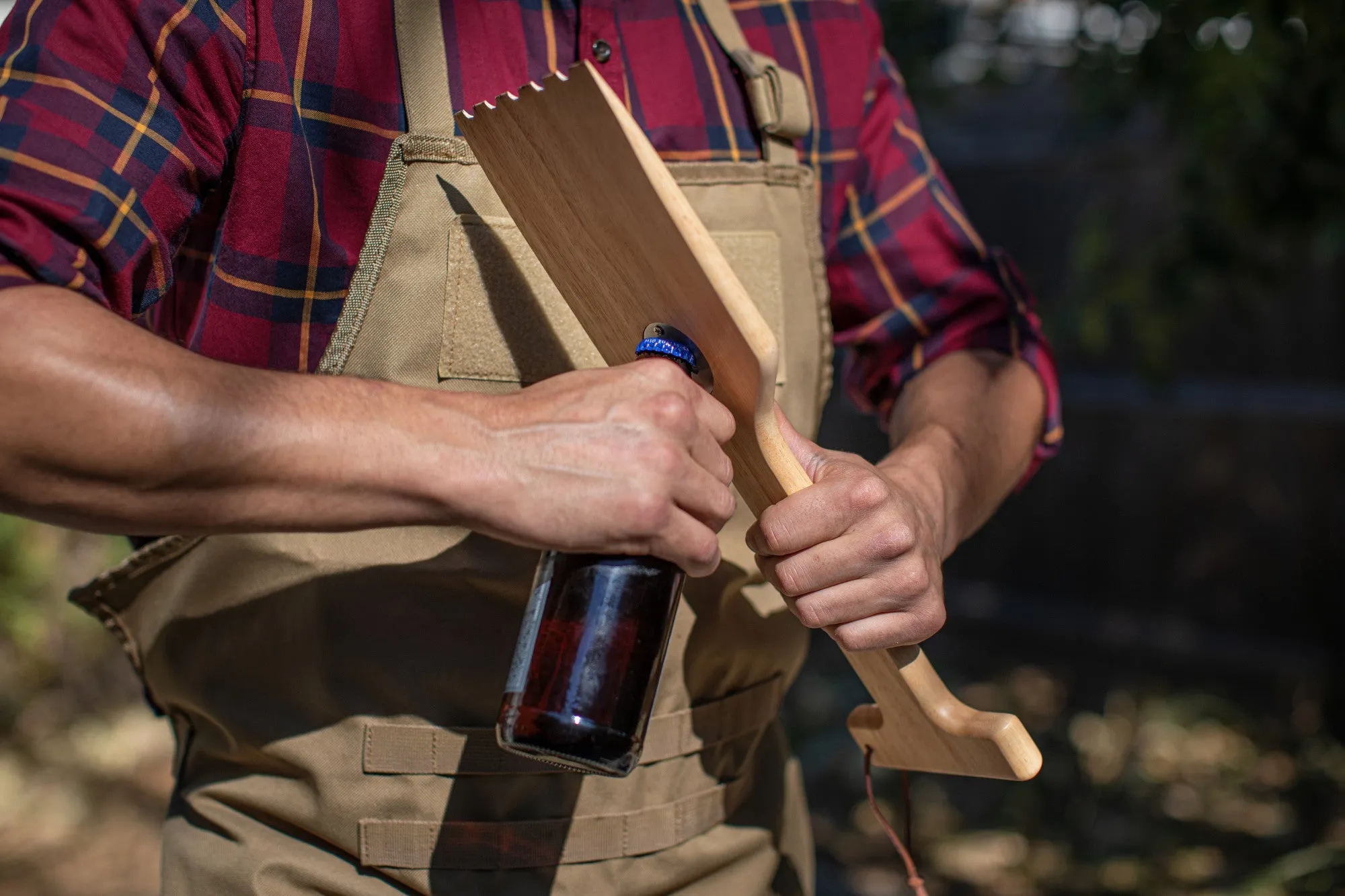 Colorado Buffaloes - Hardwood BBQ Grill Scraper with Bottle Opener