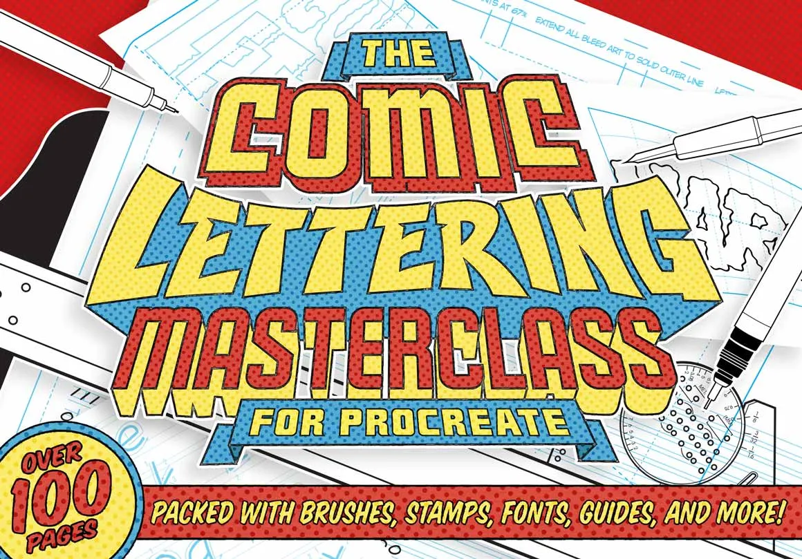 Comic Lettering Masterclass for Procreate