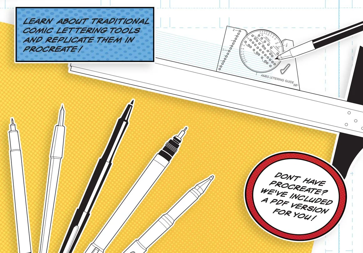 Comic Lettering Masterclass for Procreate