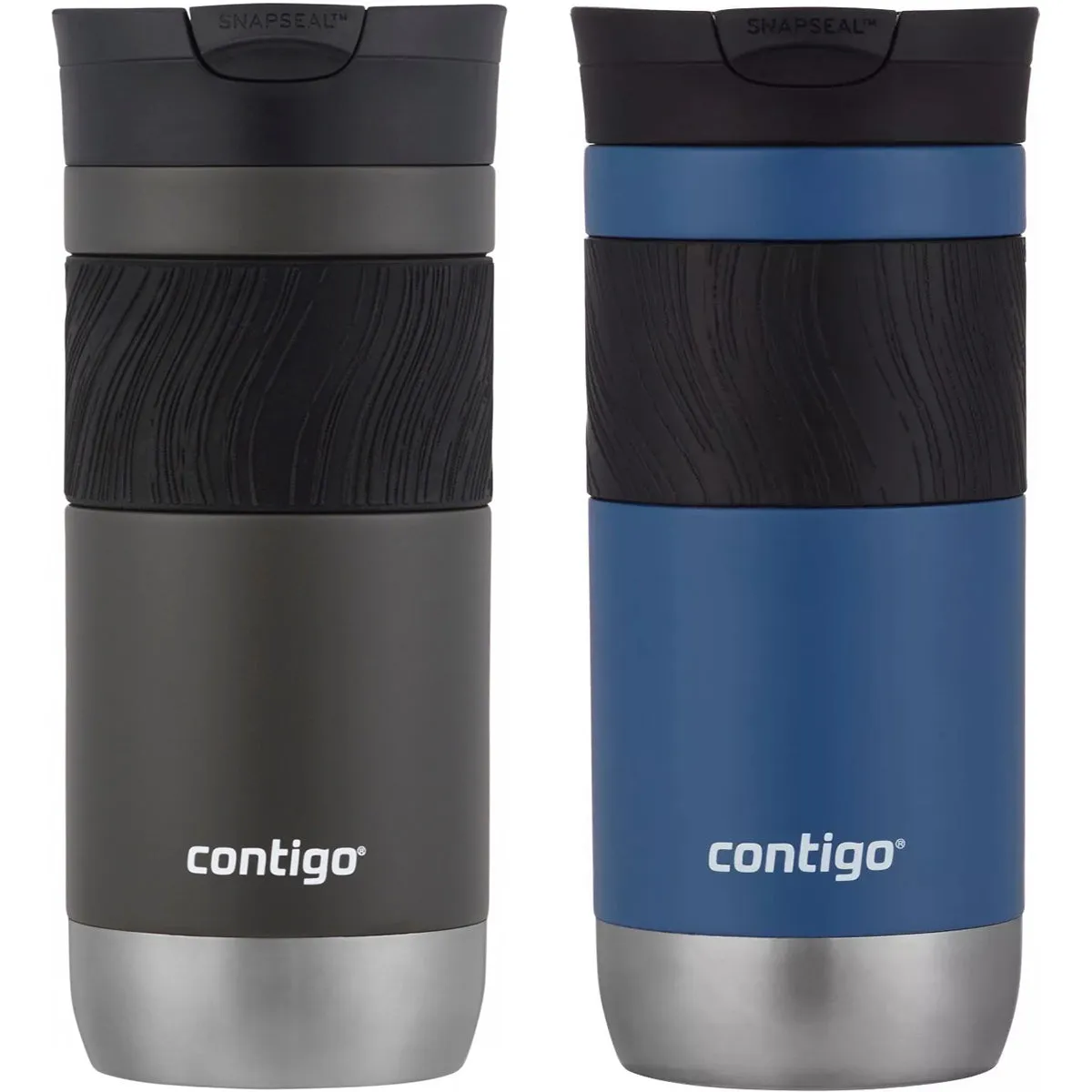 Contigo 16 oz. Byron 2.0 SnapSeal Insulated Stainless Steel Travel Mug 2-Pack