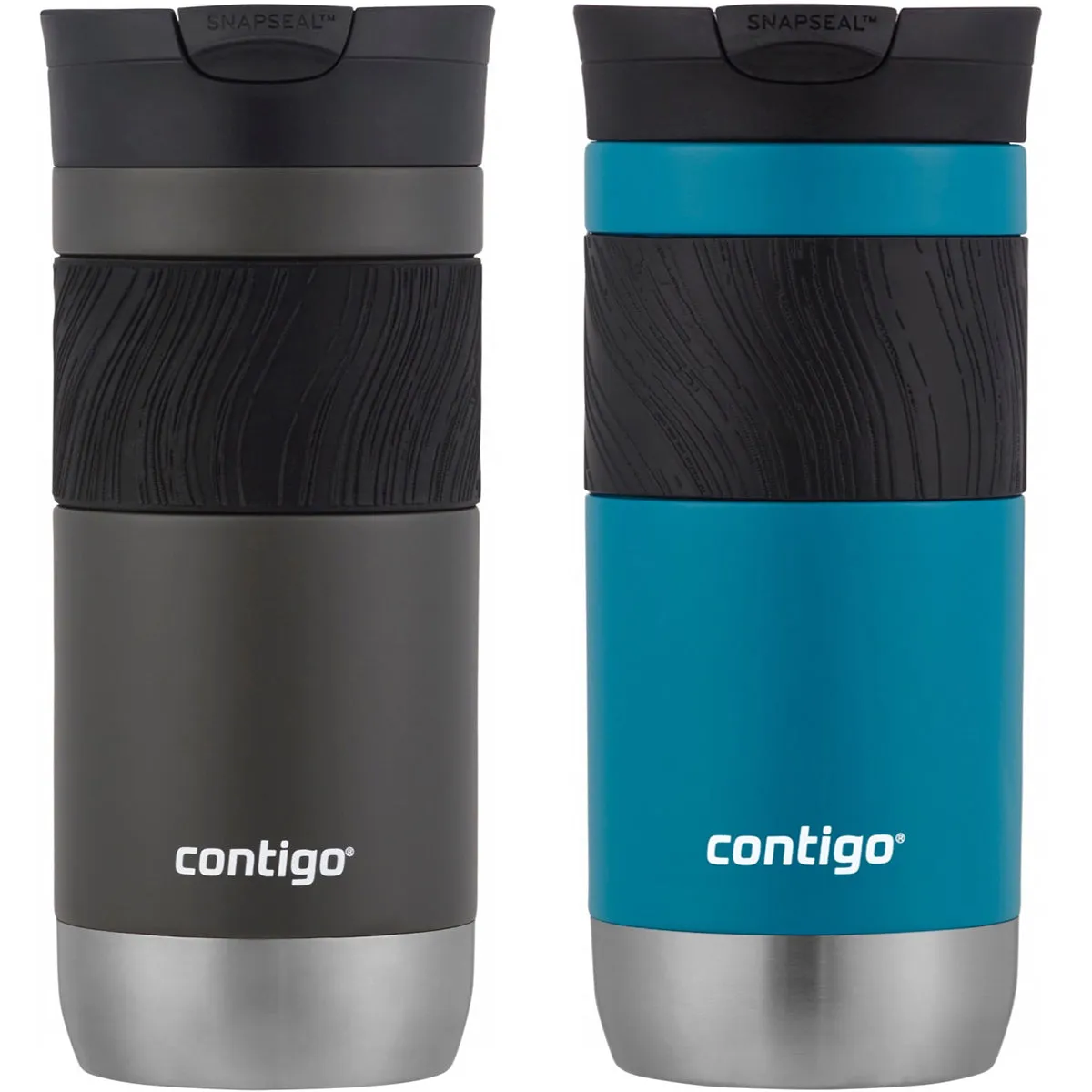 Contigo 16 oz. Byron 2.0 SnapSeal Insulated Stainless Steel Travel Mug 2-Pack