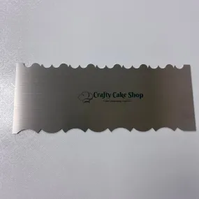 Crafty Cake Shop 10” Double sided fancy/whimsical scraper