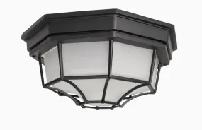 Crown Hill 10.75" Outdoor Flush Mount