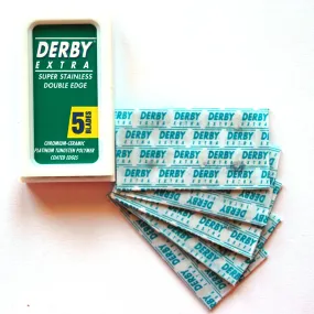 Derby Razor Blades (1 Pack of 5 Blades)