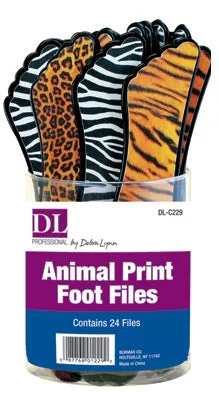 DL Pro - Animal Print Foot File - Cheetah