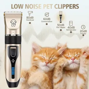 Dog Grooming - Hair Clippers Trimmer Set