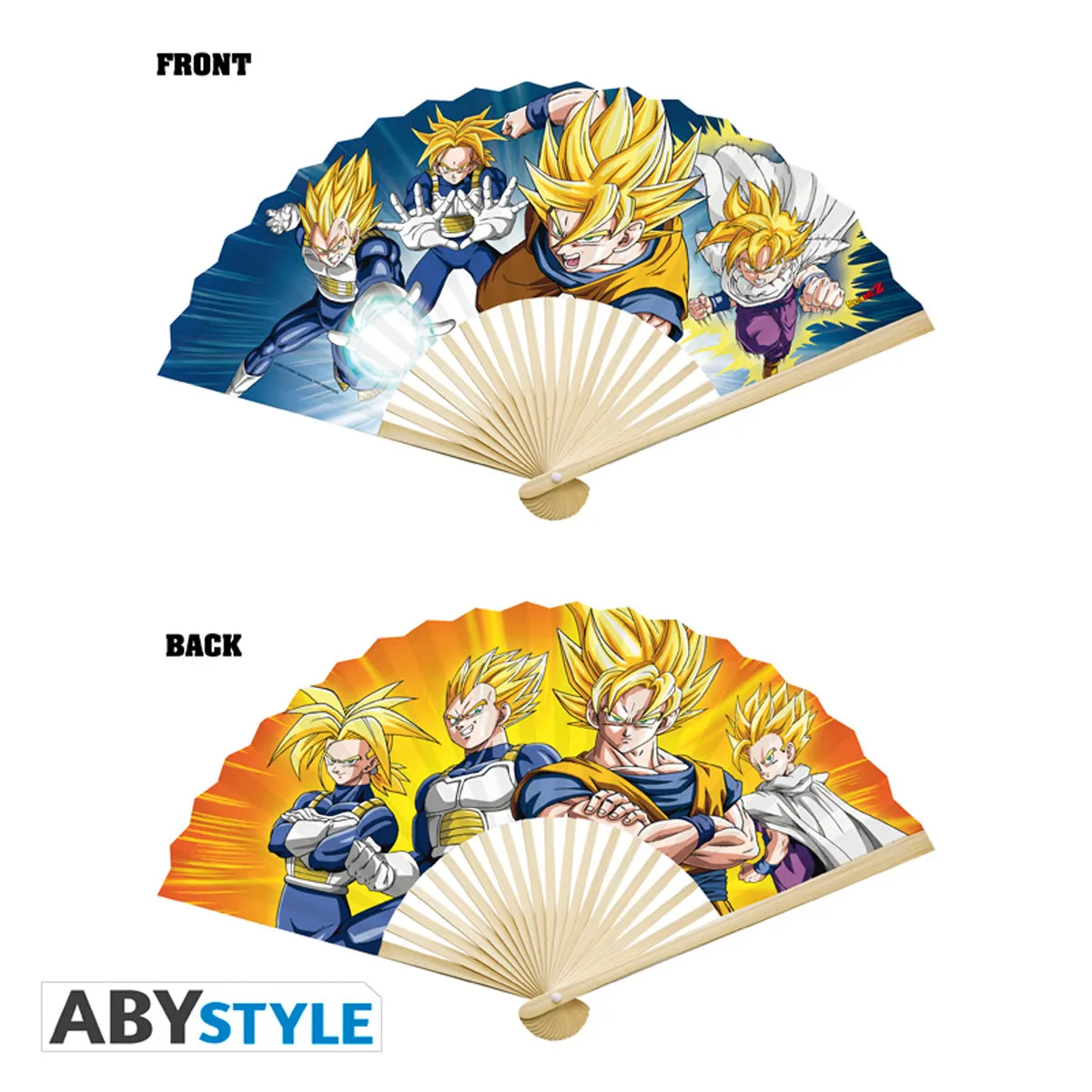 Dragon Ball Z - Super Saiyans Paper Fan