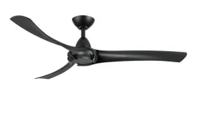 Droid Matte Black 52 Inch Ceiling Fan