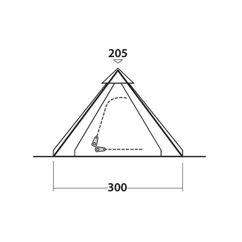 Easy Camp Bolide 400 Tipi Style 4 Man Tent