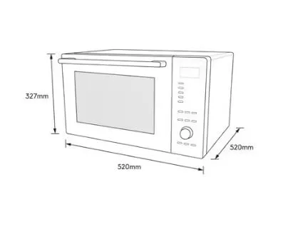 Electrolux EMC30D22BM New 30L Airfry Convection