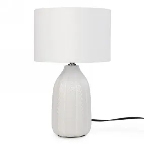 embossed | white lamp