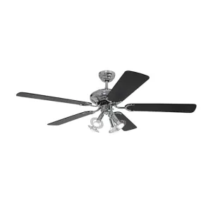 Eurolux F3CH Apollo Ceiling Fan 5 Blades Chrome