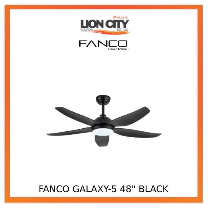 Fanco Galaxy 5 38"/ 48"/56" DC LED Ceiling Fan