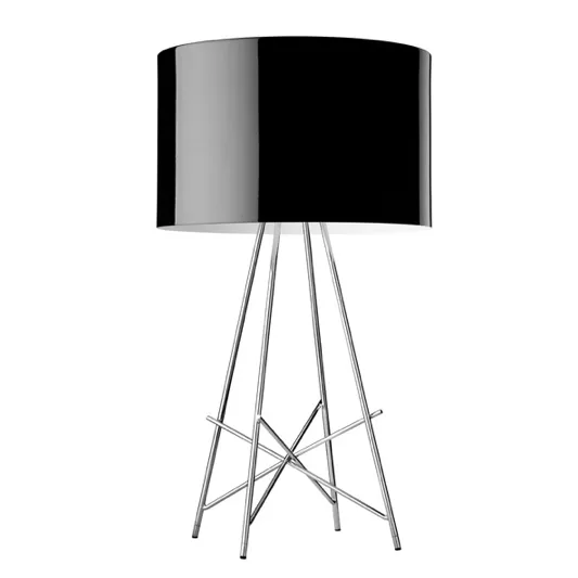 FLOS Ray T Table Lamp - Black Metal