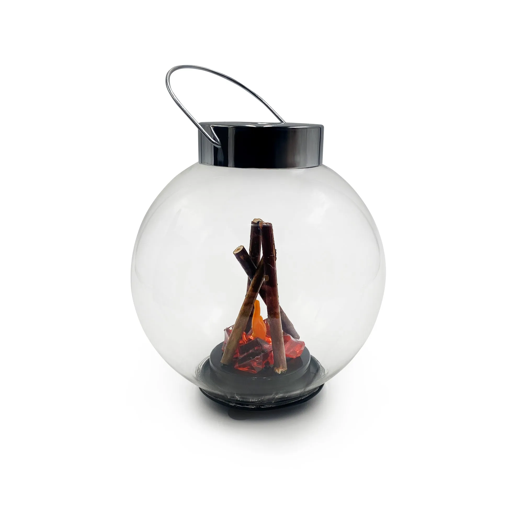 Gleneagles Campfire Round Lantern - LED USB Lamp