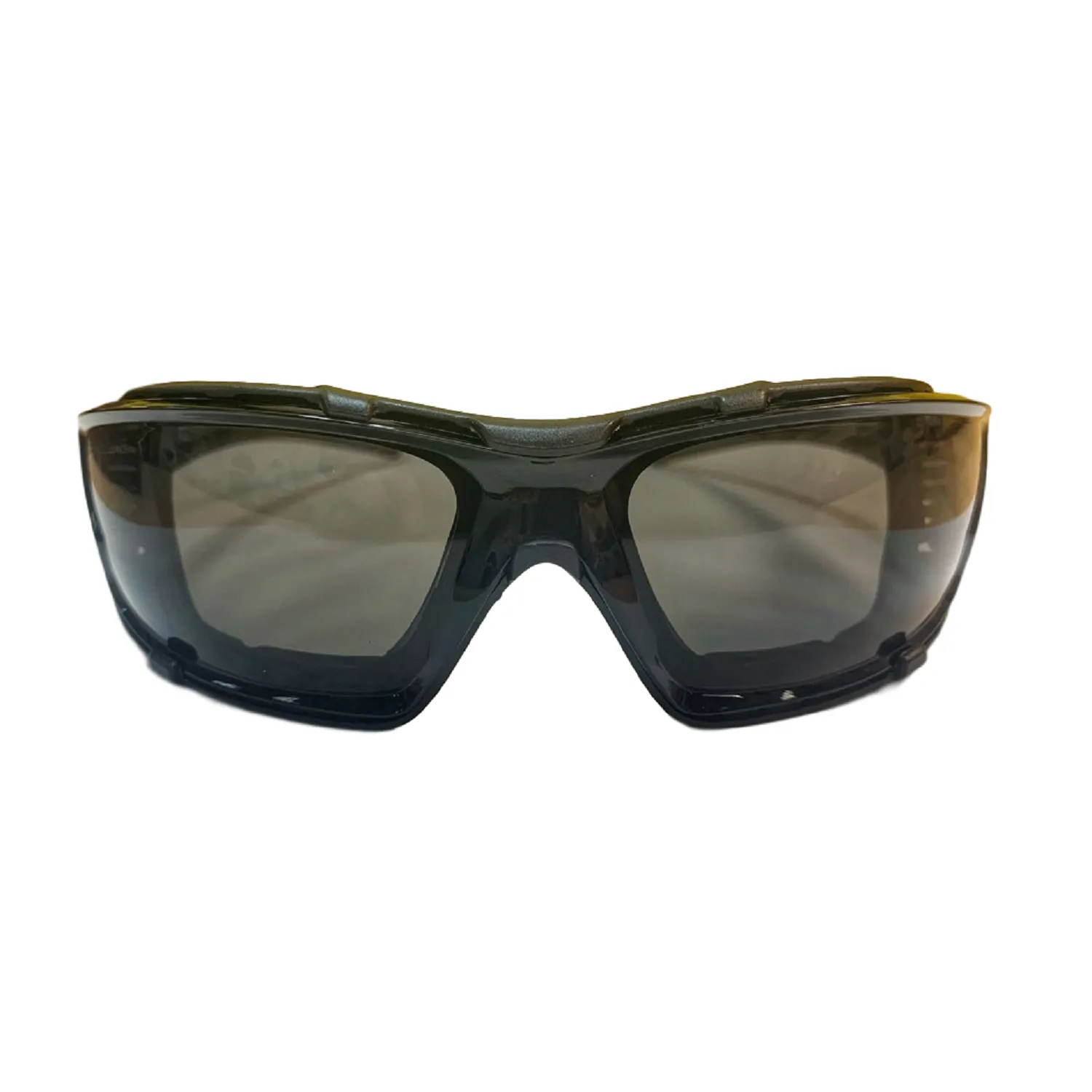 Go-Specs IV Safety Glasses/Goggle-Like Protection with Temple Slots and Ventilation Ports, Anti-Fog Lens