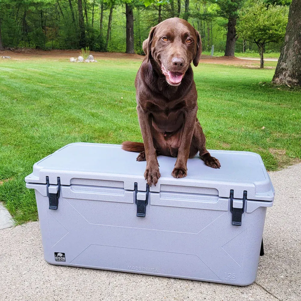 Gray 125 QT Bison Cooler