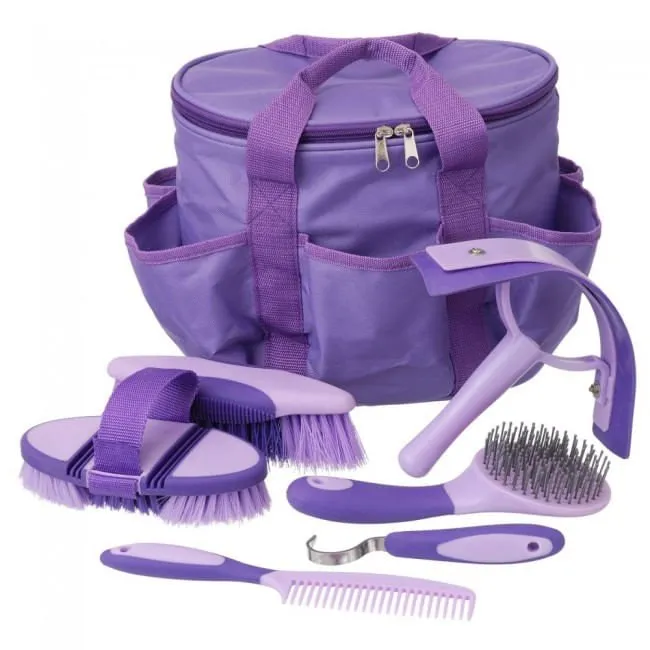 Great Grips 6 Piece Horse Grooming Kit w/ Bag