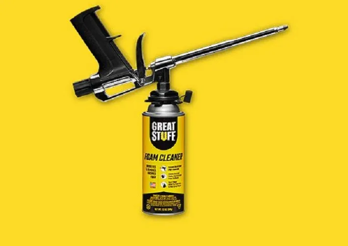 Great Stuff 12084890 12 oz Can Of Insulating Spray Foam Dispensing Gun Pro Tool Cleaner - Quantity of 3