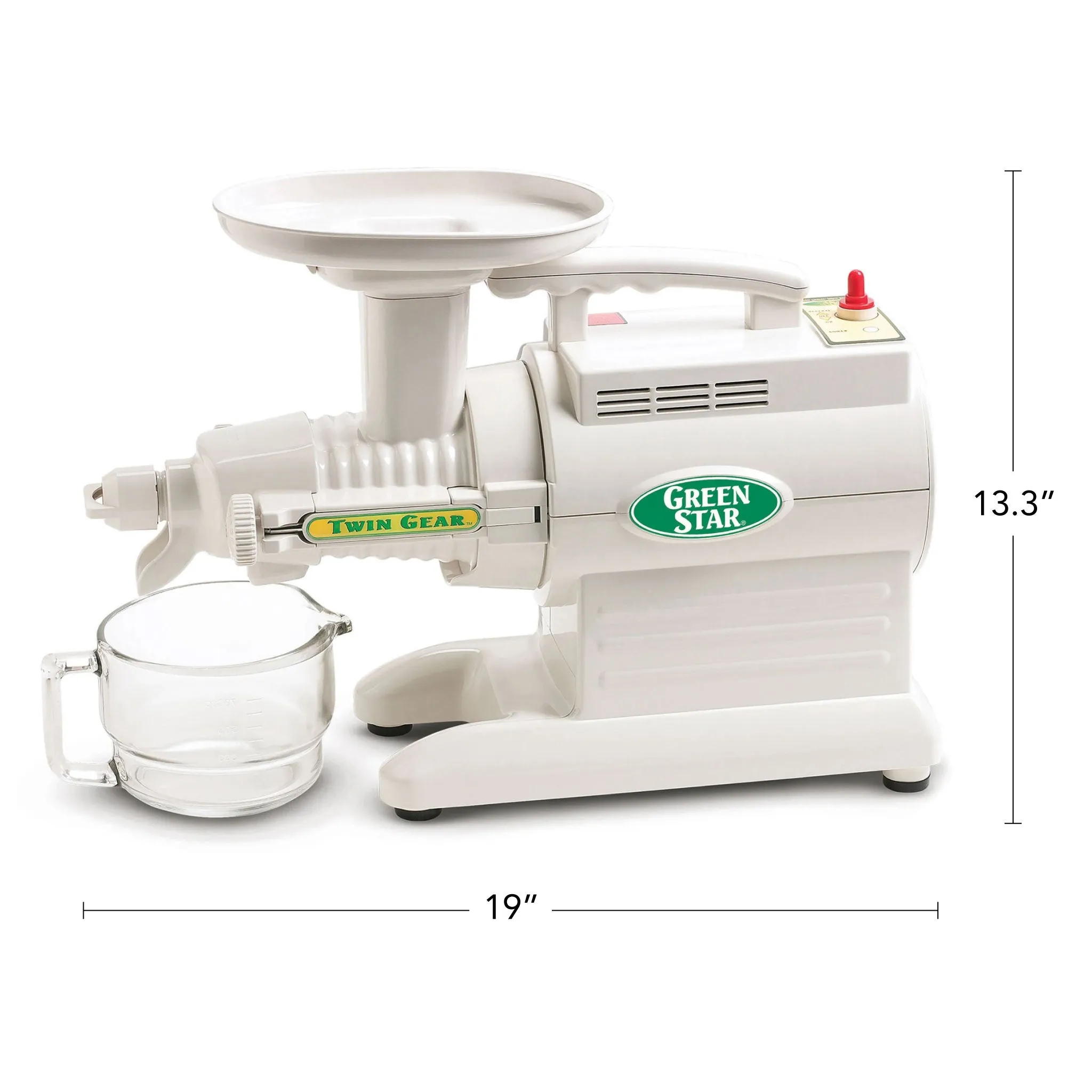 Greenstar® Original Basic Twin Gear Slow Masticating Juicer