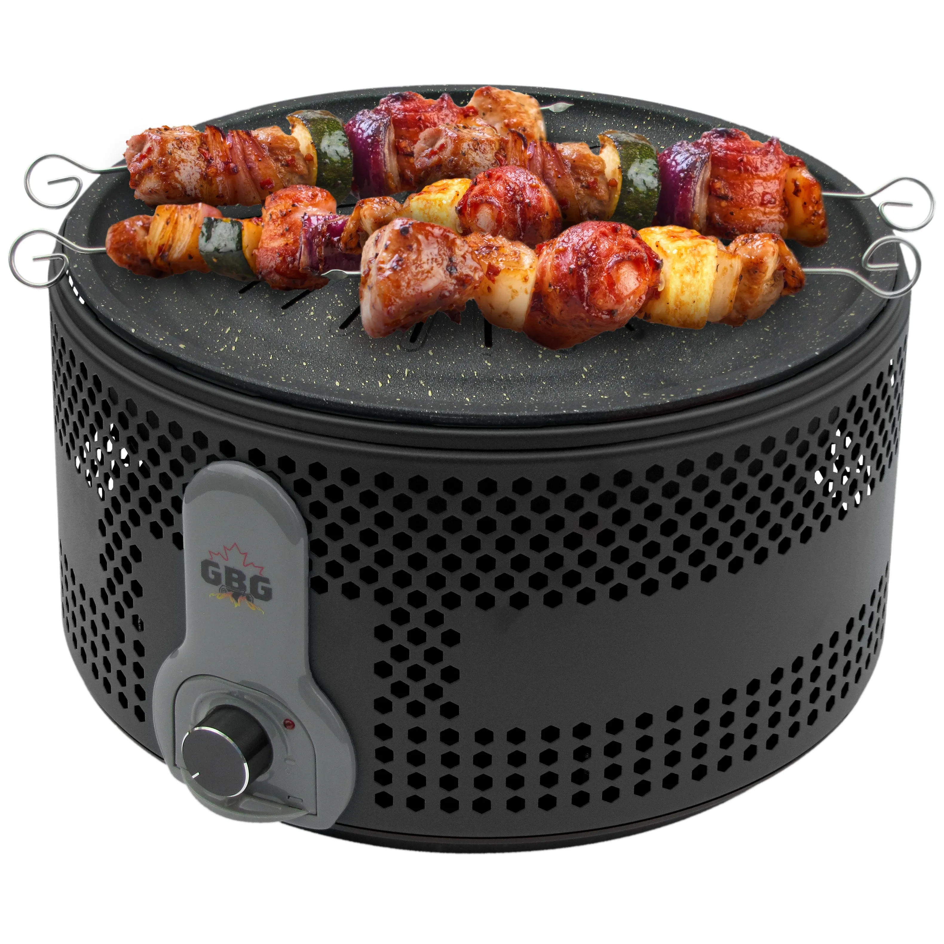 Grill - Georgian Bay Leisure Canadian Hot Stone Charcoal Grill, GBGHSGRL