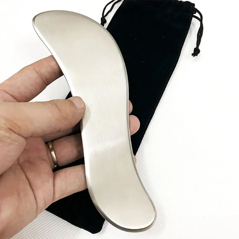 Gua Sha Stainless Steel Body Scraper Plate