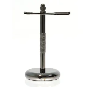 Gunmetal Stand for Safety Razor & Shaving Brush