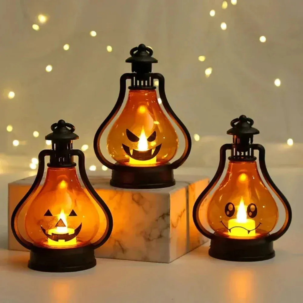 Halloween Portable LED Pumpkin Lantern