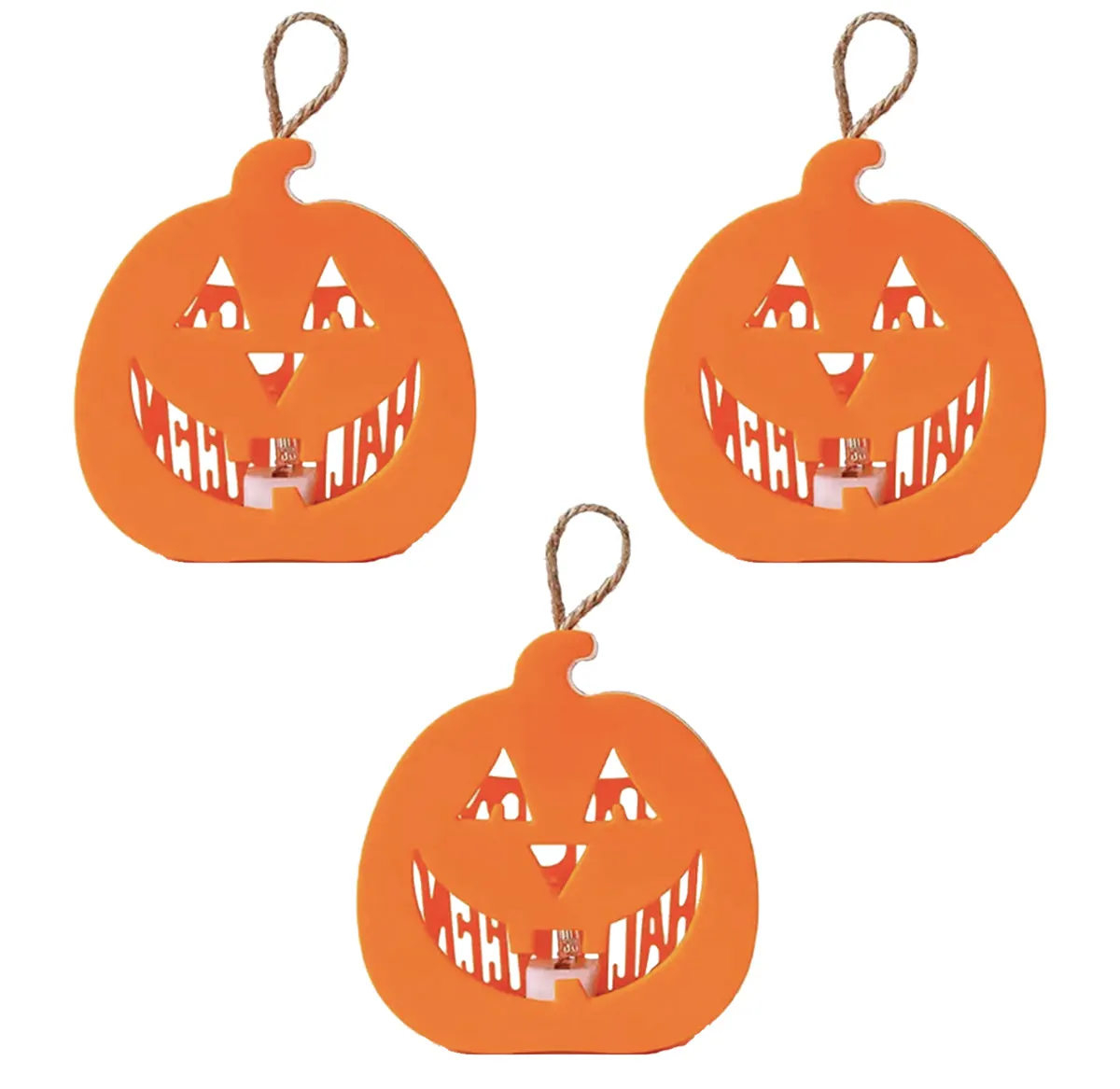 Halloween Pumpkin Skull Mini Lanterns, Hanging Lantern for Halloween Decorations