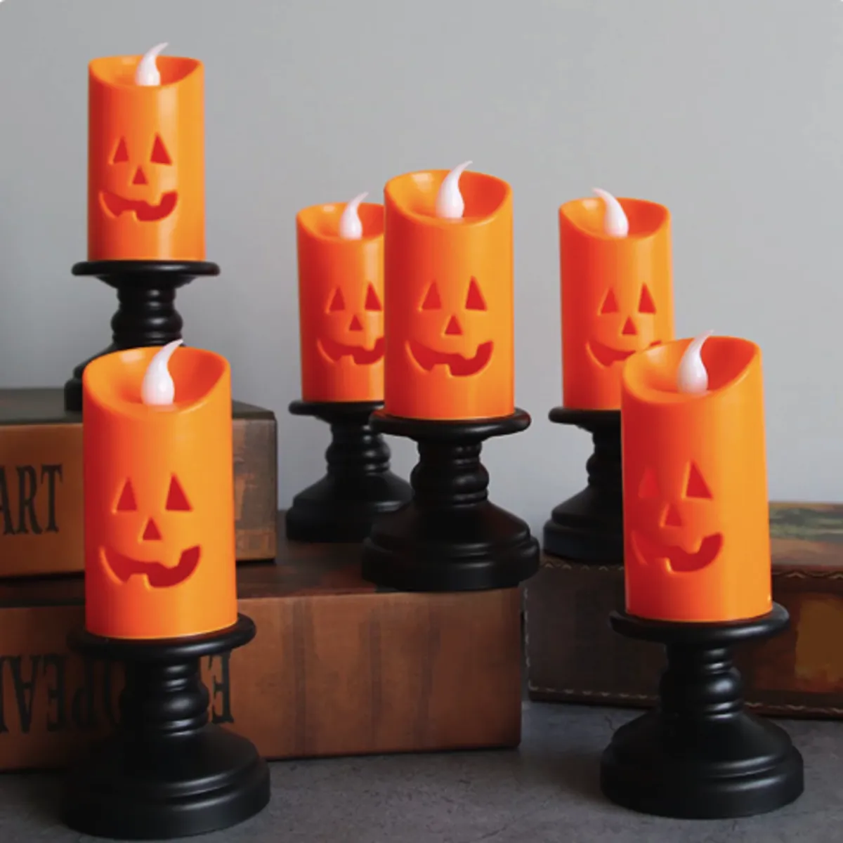 Halloween Pumpkin Skull Mini Lanterns, Hanging Lantern for Halloween Decorations