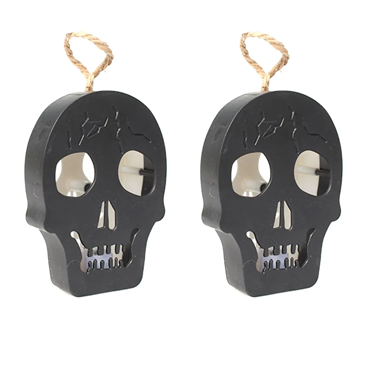 Halloween Pumpkin Skull Mini Lanterns, Hanging Lantern for Halloween Decorations