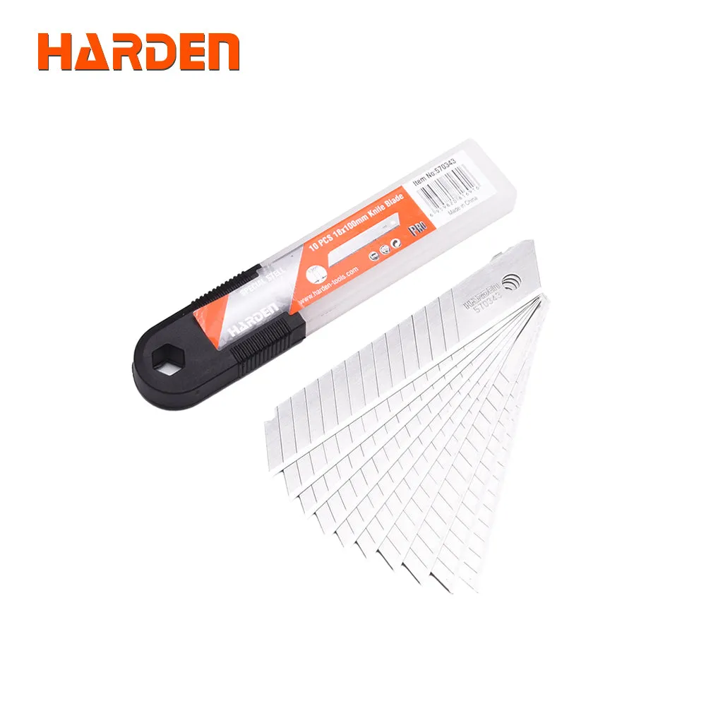 Harden 10Pcs 18x100mm Knife Blade