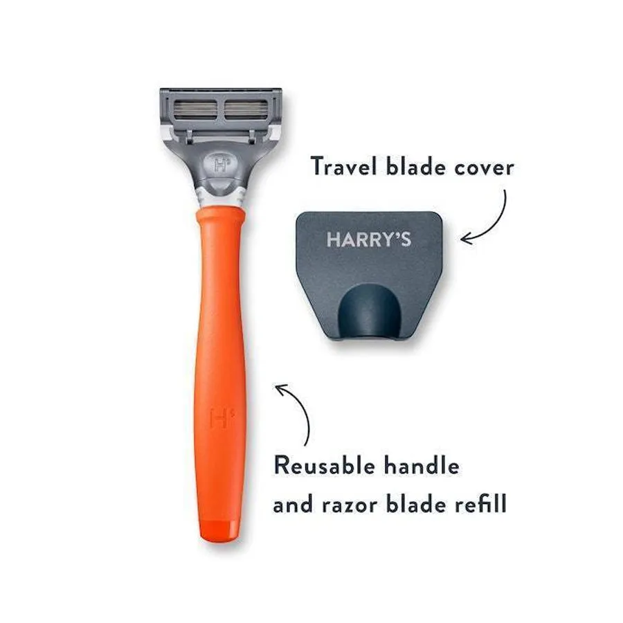 Harry’s Men’s 5 Blade Razor Bright Orange