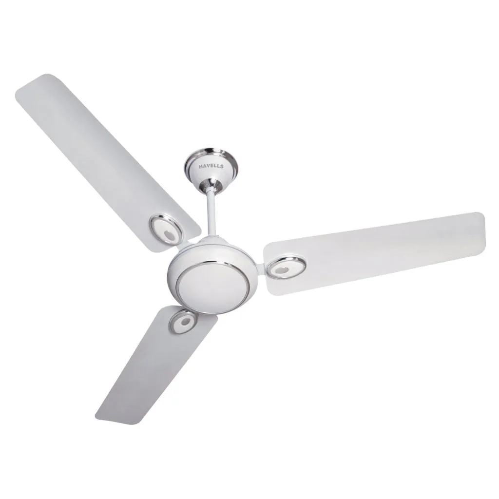 Havells Fusion Decorative Ceiling Fan 1200mm Pearl White-Silver