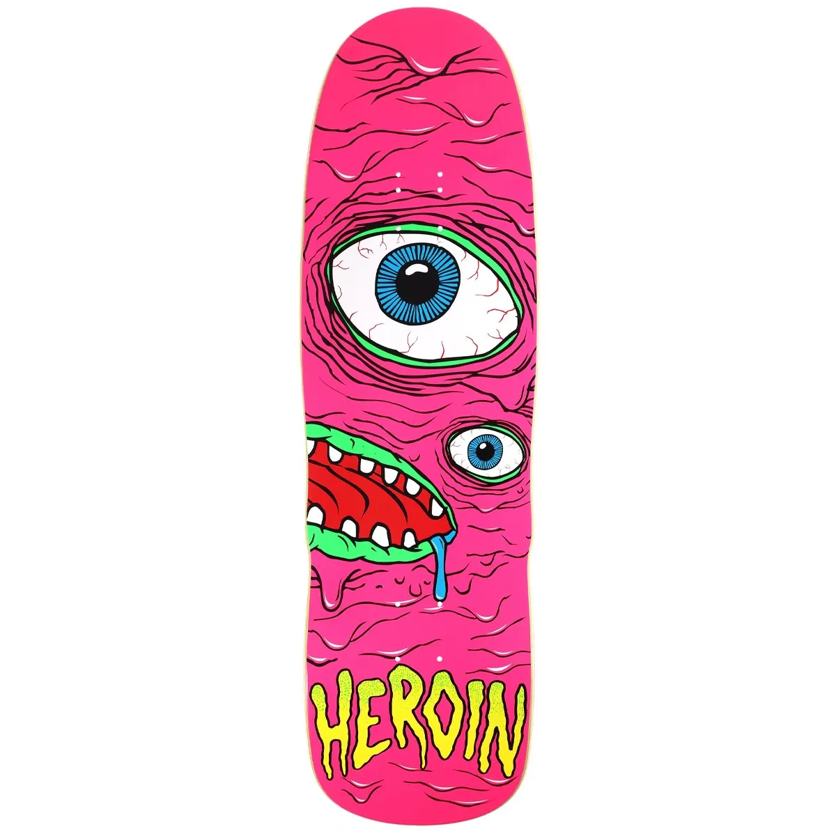 Heroin - Pink Mutant 9.5 Skateboard Deck