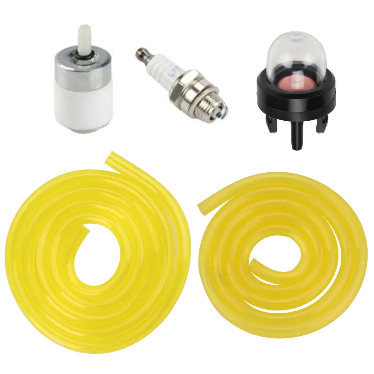 Hipa Fuel Filter Line Kit for TROY BILT TB15CS TB75SS TB90BC TB3100BV TB320 Trimmer Bolens BL410 21BK410G163 21B-121R765 Tiller