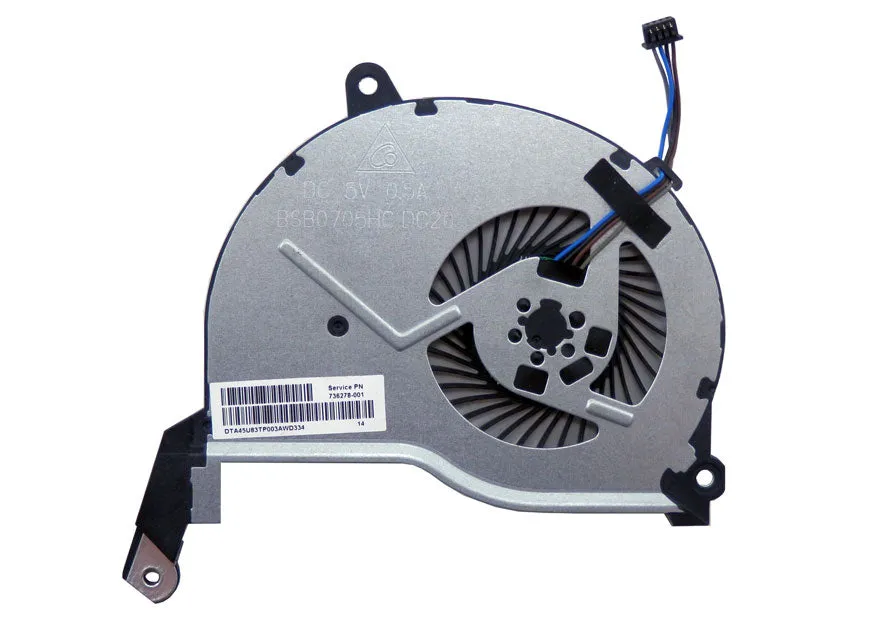 HP Pavilion 15-F Series 4-Pin CPU Cooling Fan 736278-001 BSB0705HC-DC20