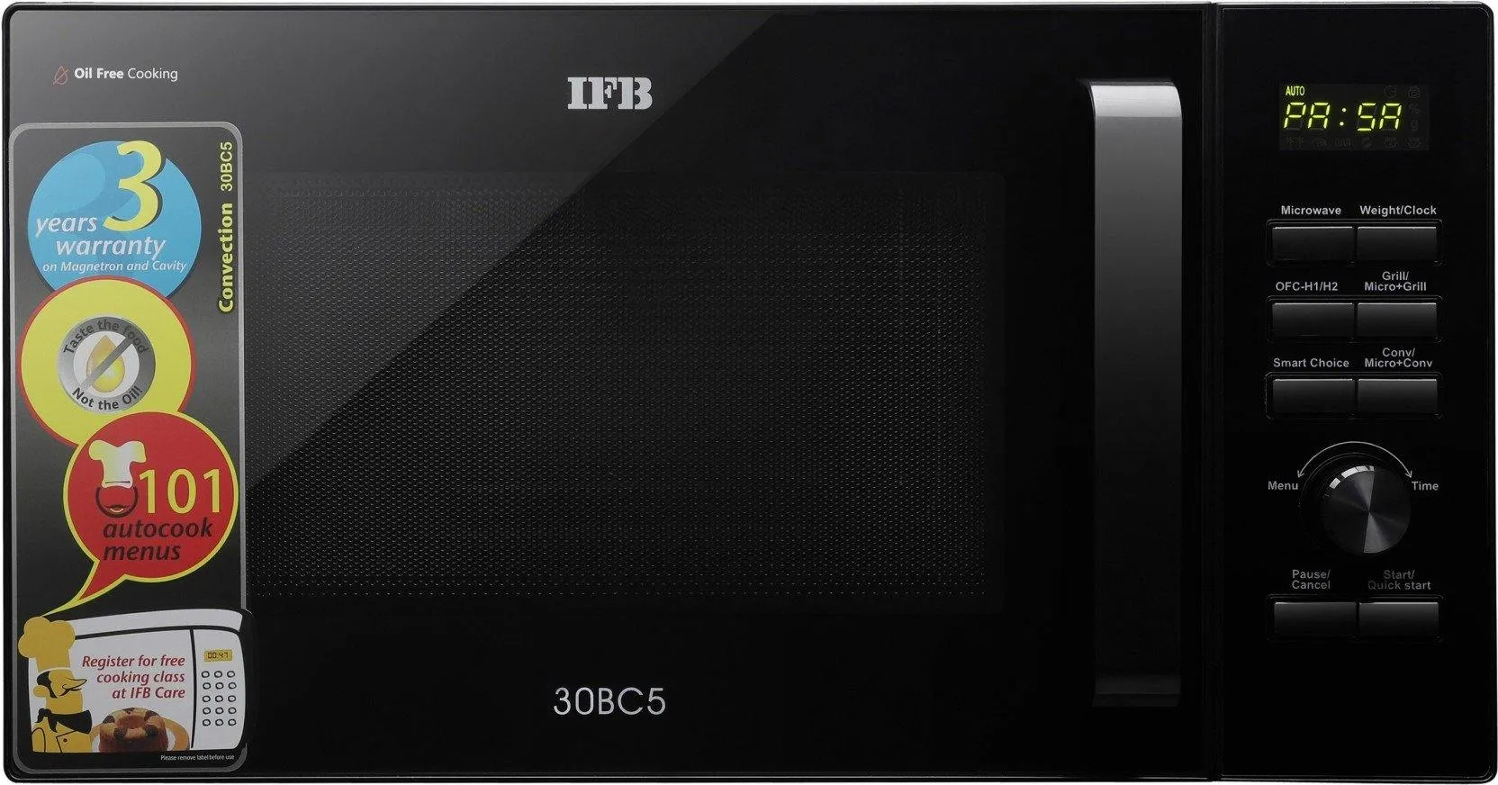 IFB 30BC5 30 Litre Convection Microwave Oven ( Black)