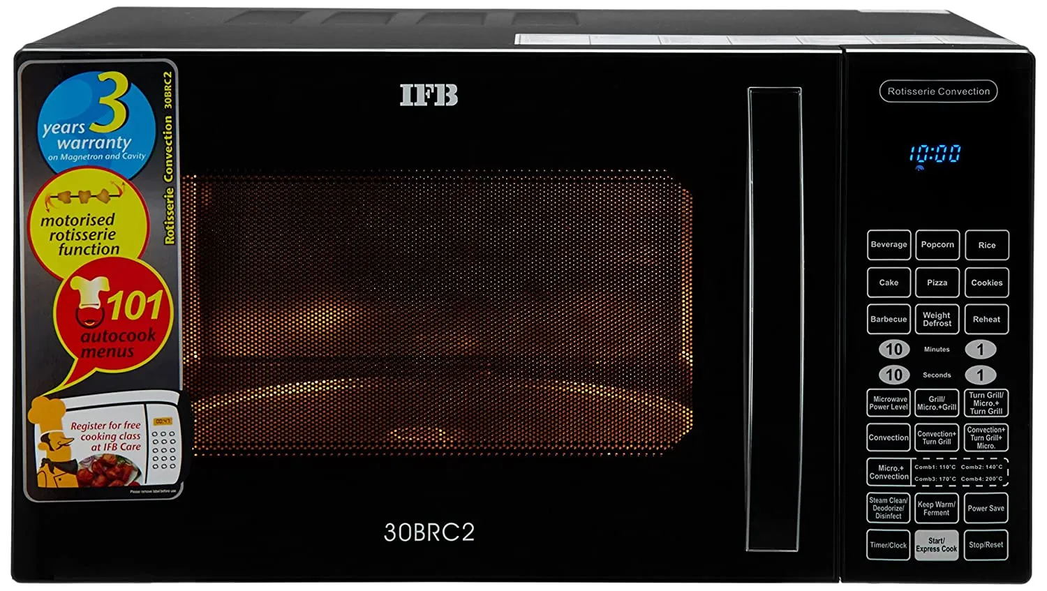 IFB 30BRC2 30 Litre Convection Microwave Oven ( Black)