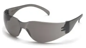 Intruder Gray Lens with Gray Temples Safety Glasses - Box of 12