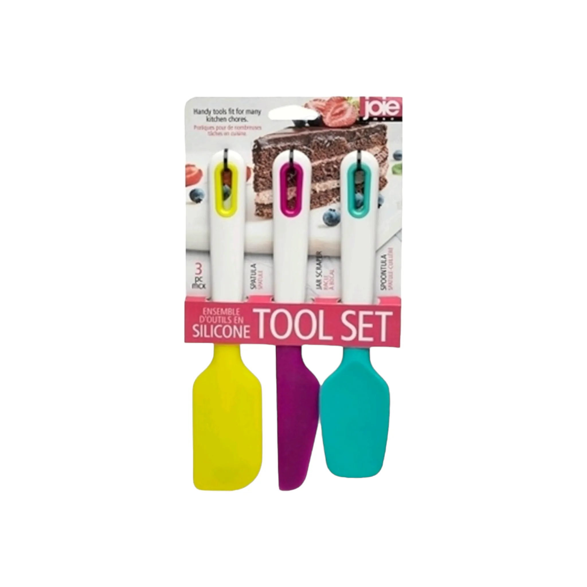 Joie Jar Scraper with Spatula Spoon 3pc Tool Set 14056