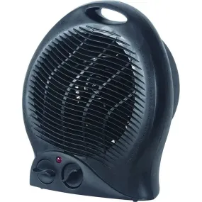 Kingavon Electrical 2KW Upright Fan Heater - Black